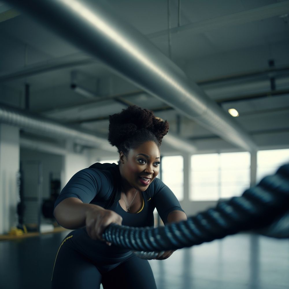 Gym sports adult woman. 