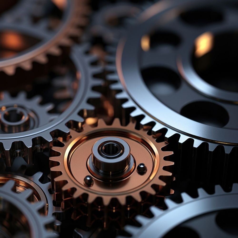 Gears backgrounds metal wheel. AI generated Image by rawpixel.