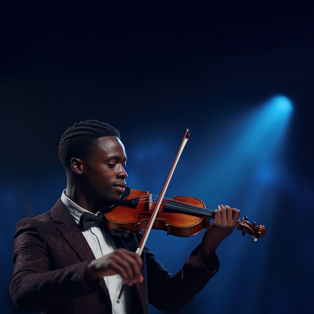 Violinist violin violinist musician. AI generated Image by rawpixel.