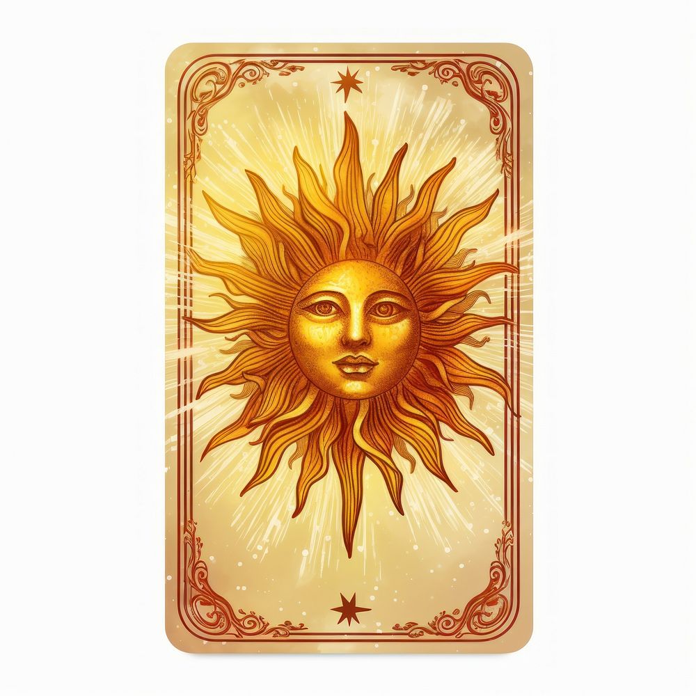Sun representation illustrated creativity. AI generated Image by rawpixel.