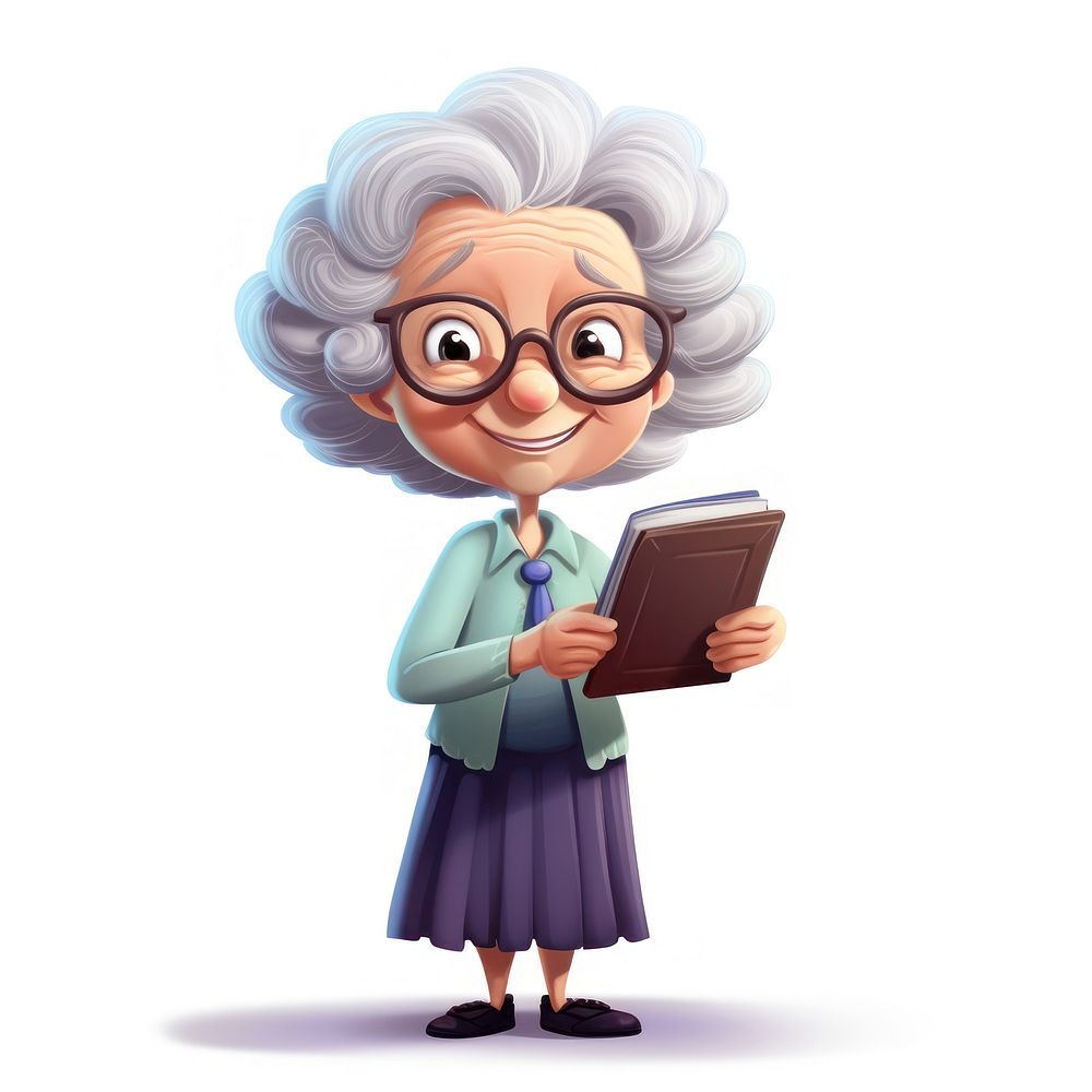 Teacher standing portrait reading. AI generated Image by rawpixel.
