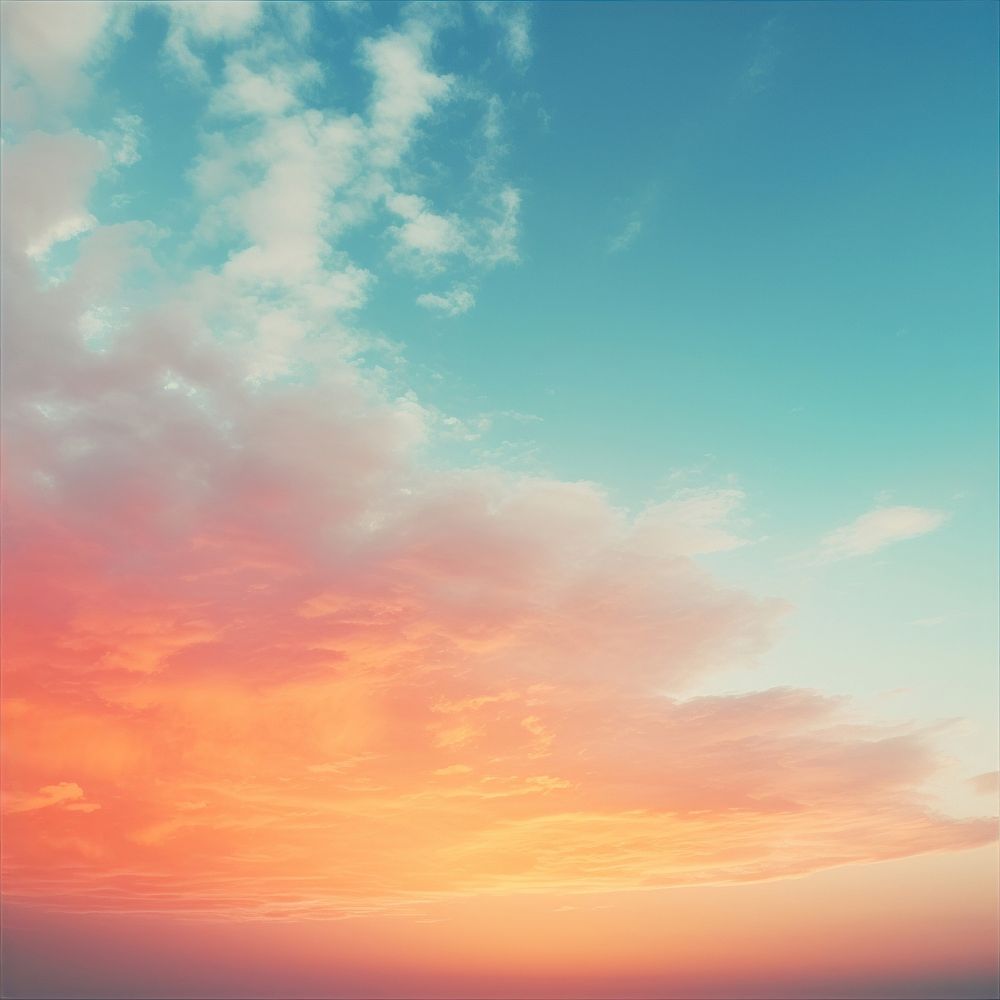Sunset sky backgrounds outdoors. AI generated Image by rawpixel.