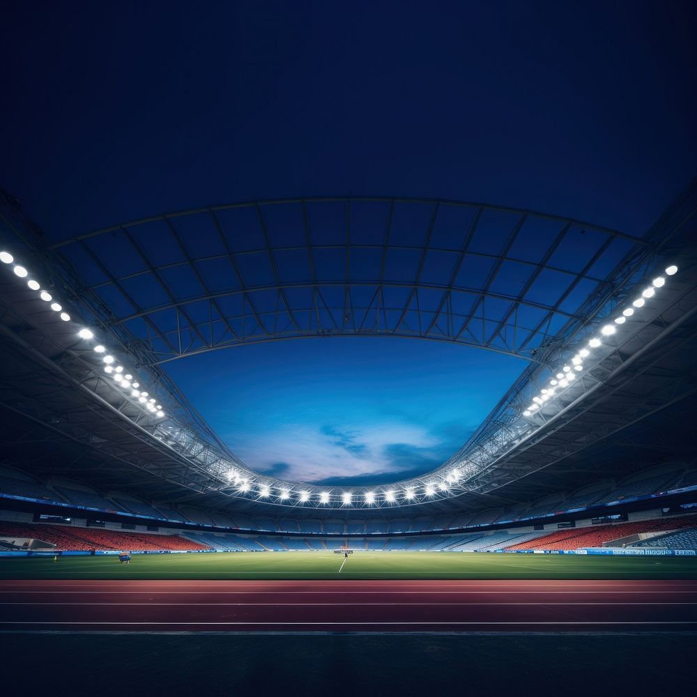 Stadium architecture outdoors sports. AI generated Image by rawpixel.