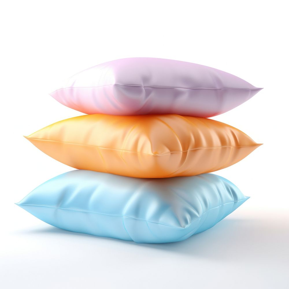 Pillows cushion white background simplicity. AI generated Image by rawpixel.