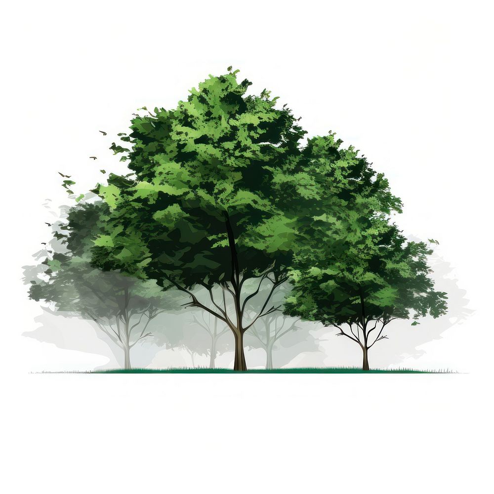 Green Trees tree outdoors nature. AI generated Image by rawpixel.