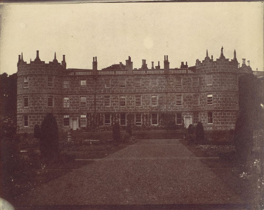 [Castle with Round Towers Seen from the Garden]