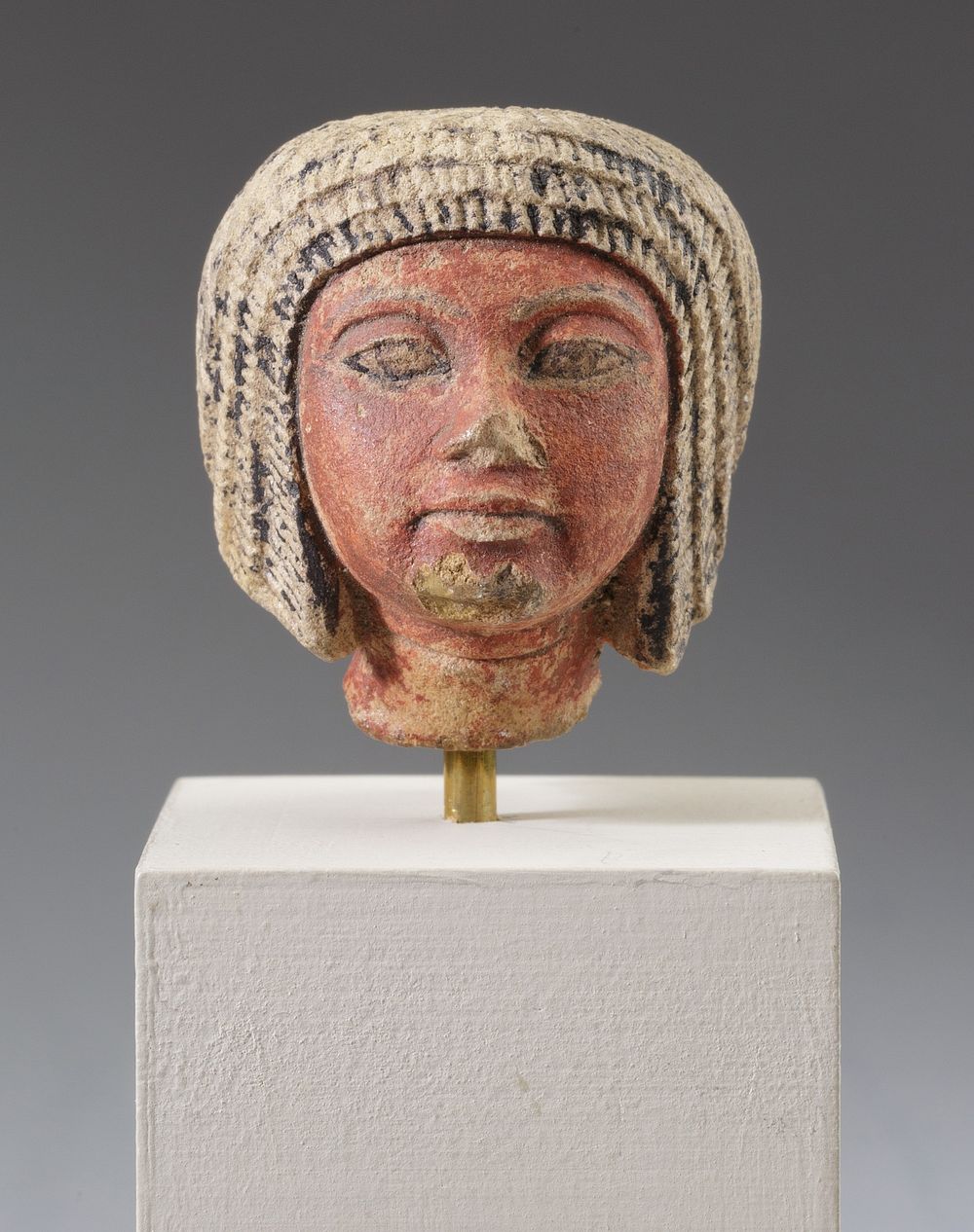 Head from a statuette, New Kingdom, Amarna Period (ca. 1353&ndash;1336 B.C.)