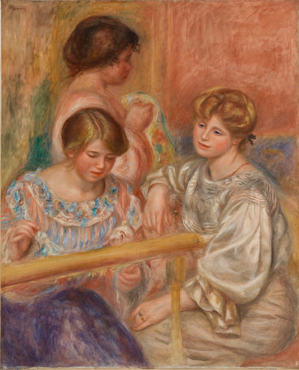 Embroiderers (Les Brodeuses) by Pierre Auguste Renoir