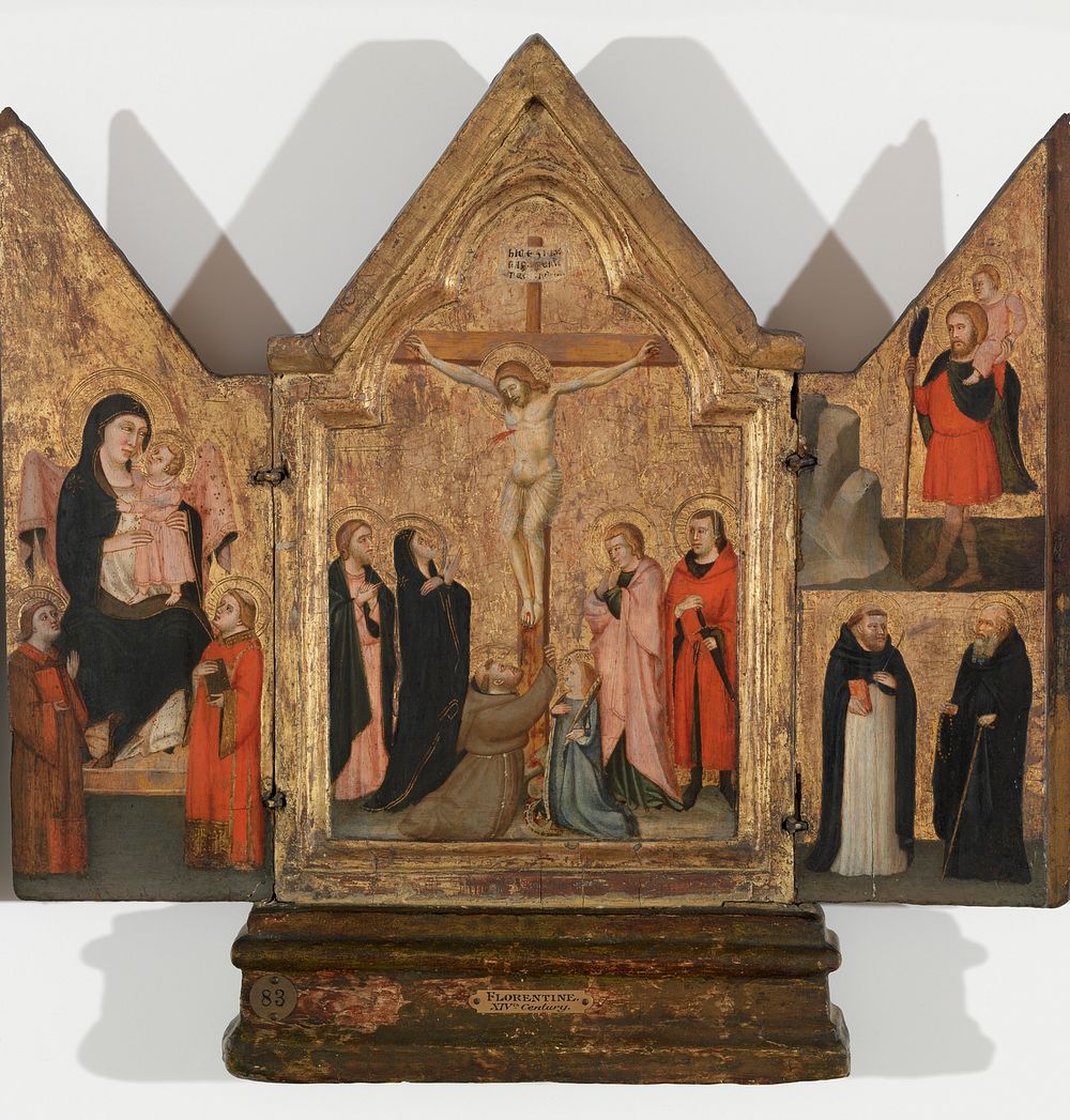 Triptych by Master of the San Quirico Crucifix