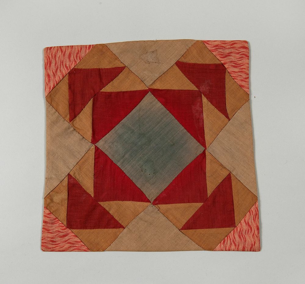 Pieced Quilt Block by Unidentified Maker