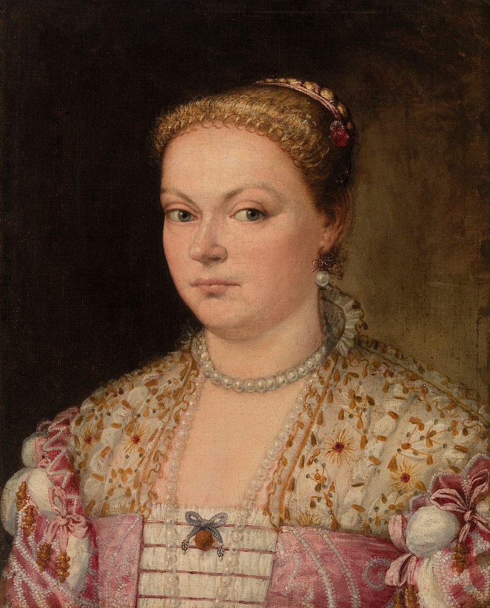 Portrait of a Lady by Parrasio Micheli, Veronese (Paolo Caliari)