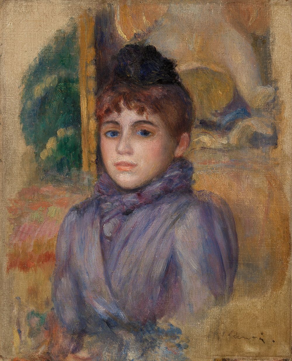 Portrait of a Young Woman (Portrait de jeune femme) by Pierre Auguste Renoir