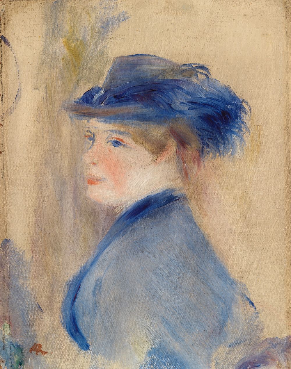 Bust of a Woman (Buste de femme) by Pierre Auguste Renoir