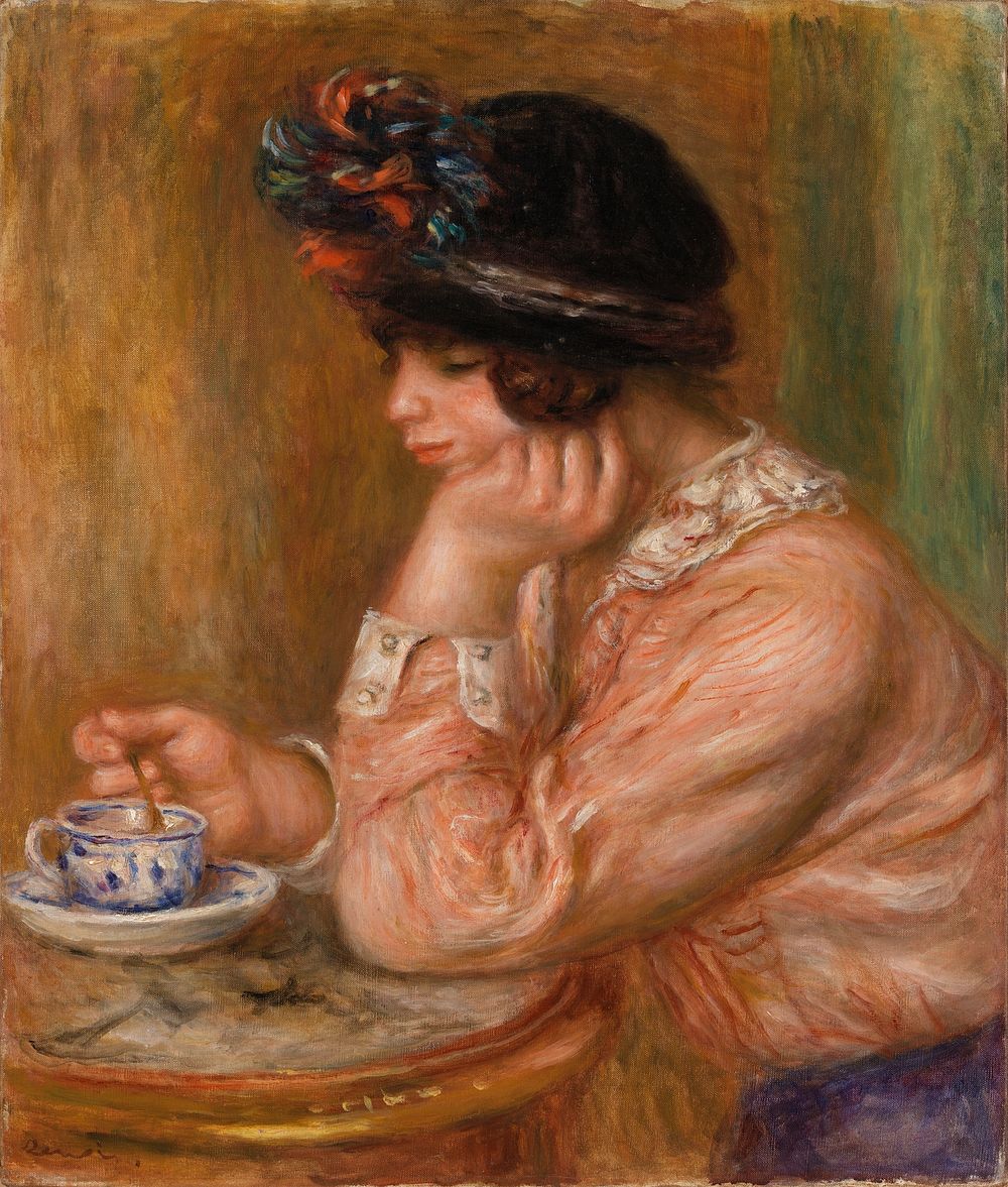 Cup of Chocolate (La Tasse de chocolat) by Pierre Auguste Renoir