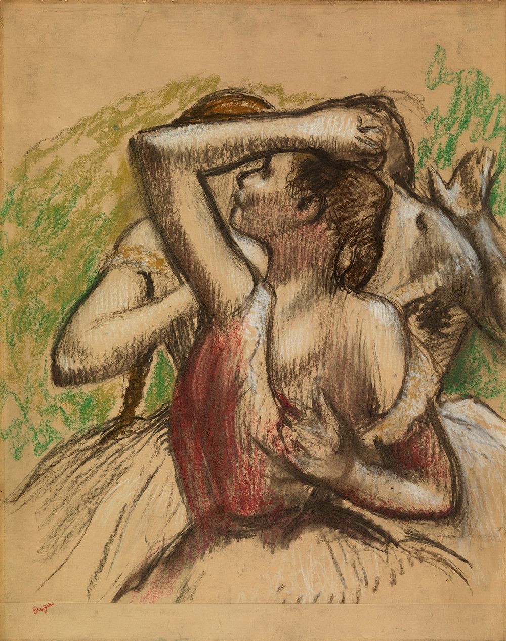 Group of Dancers (Groupe de danseuses) by Edgar Degas
