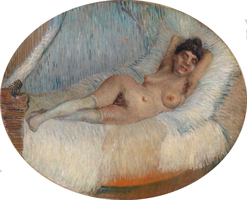 Reclining Nude (Femme nue étendue sur un lit) by Vincent van Gogh