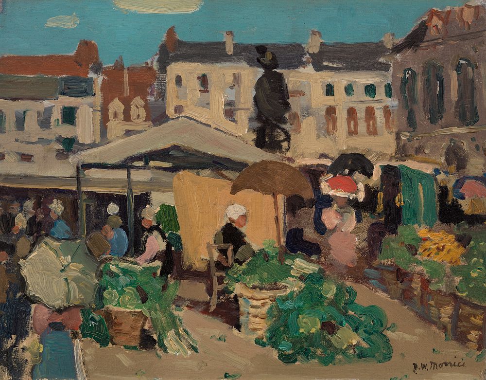 Market Scene by James Wilson Morrice
