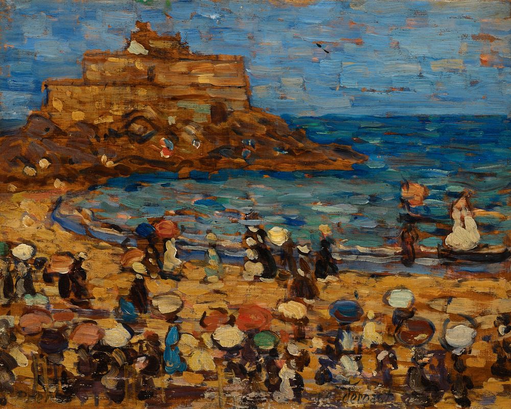 Seascape–St. Mâlo by Maurice Brazil Prendergast