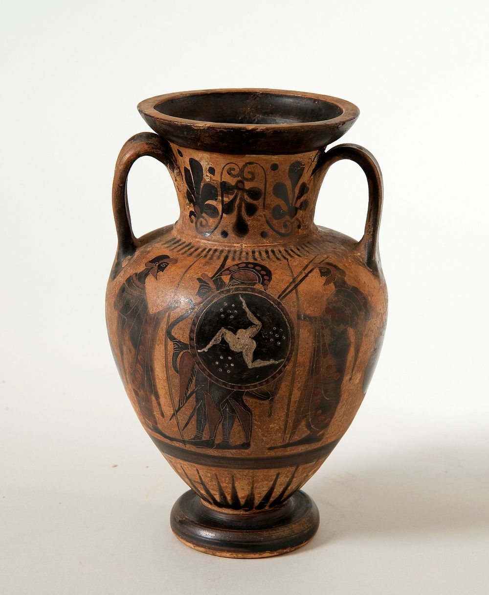 Attic Black Figure Neck Amphora by Unidentified artist