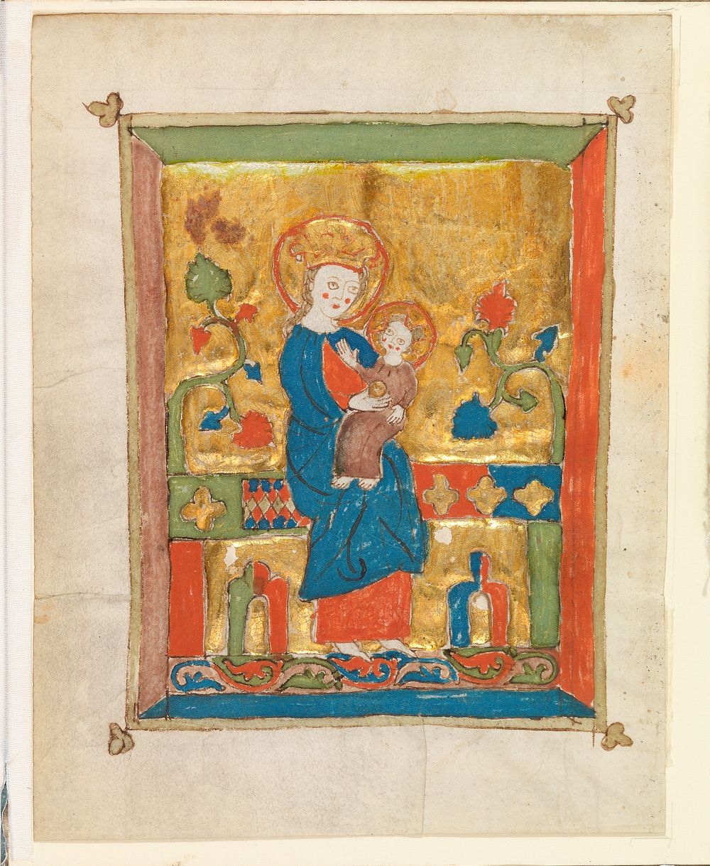 Enthroned Virgin and Child by Unidentified artist