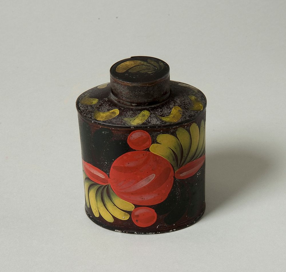 Painted Canister by Unidentified Maker