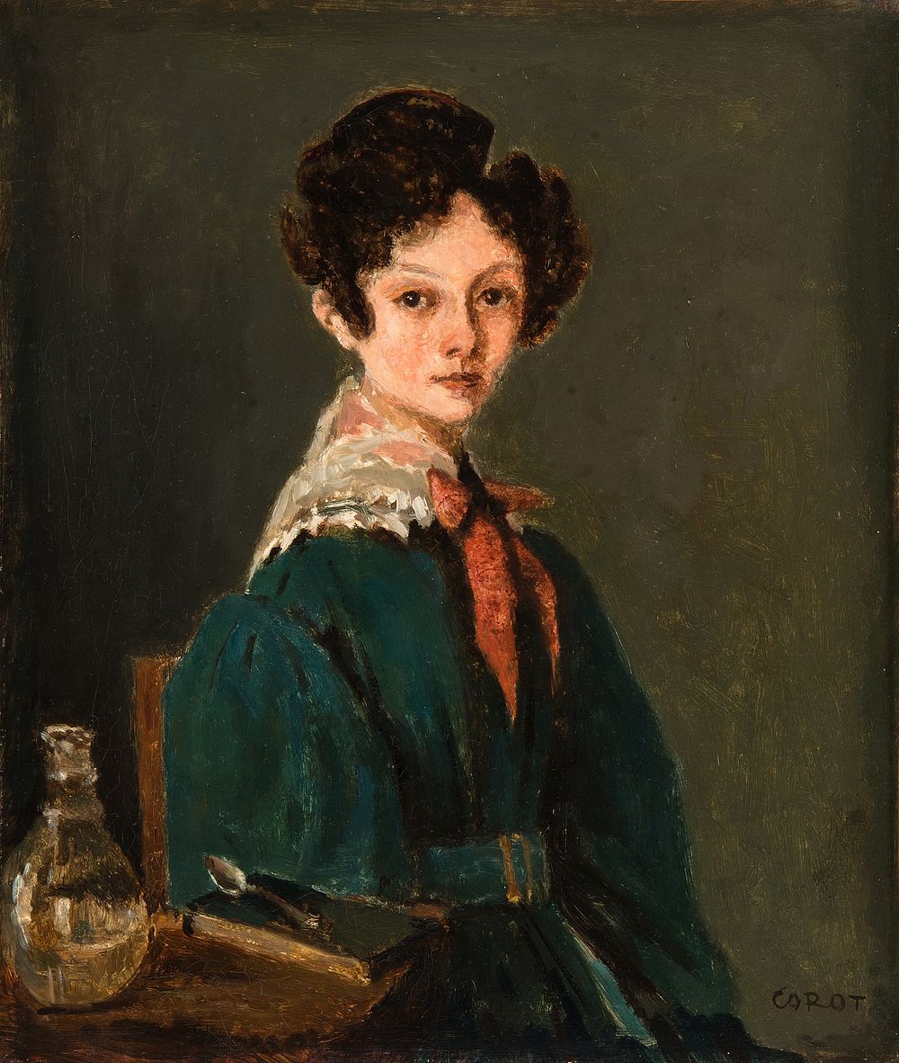Mme Lemaistre, née Blanche Sennegon, Niece of Corot (Mme Lemaistre, née Blanche Sennegon, nièce de Corot) by Jean Baptiste…