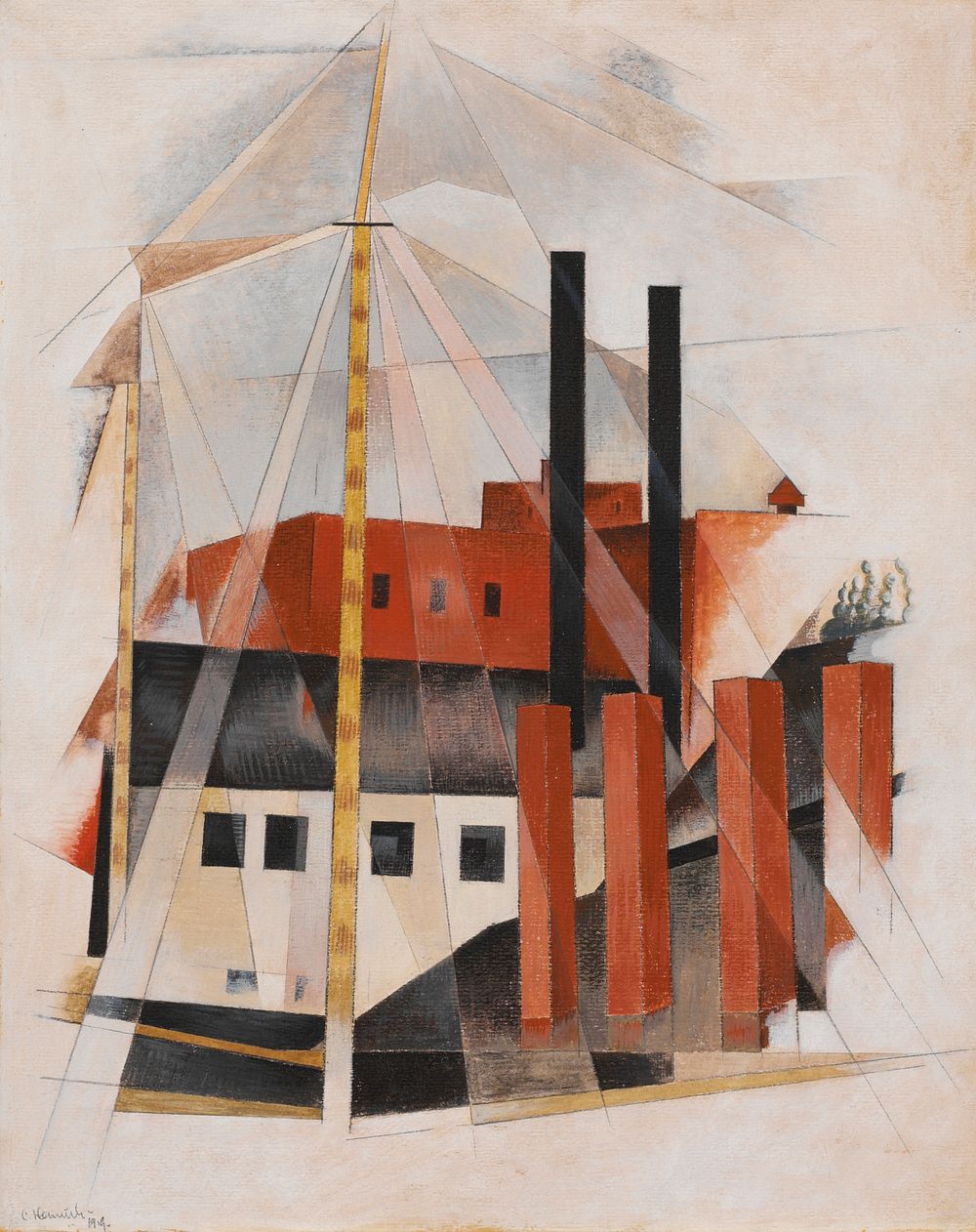 Piano Mover's Holiday by Charles Demuth