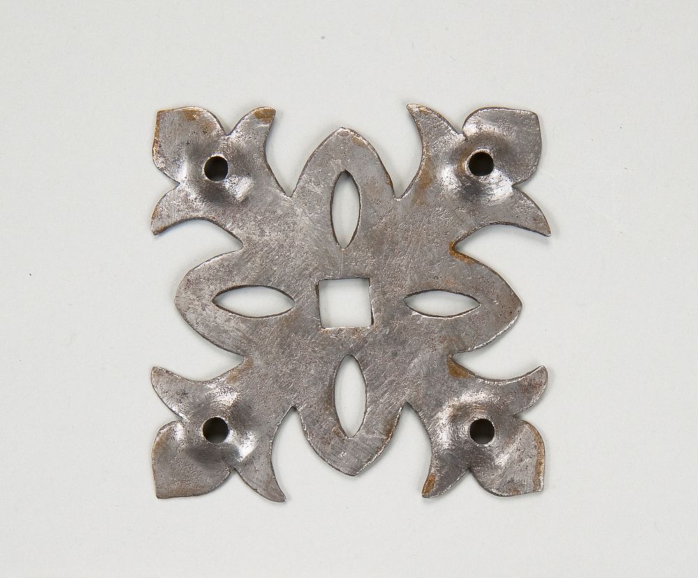 Escutcheon for a Furniture Pull by Unidentified Maker