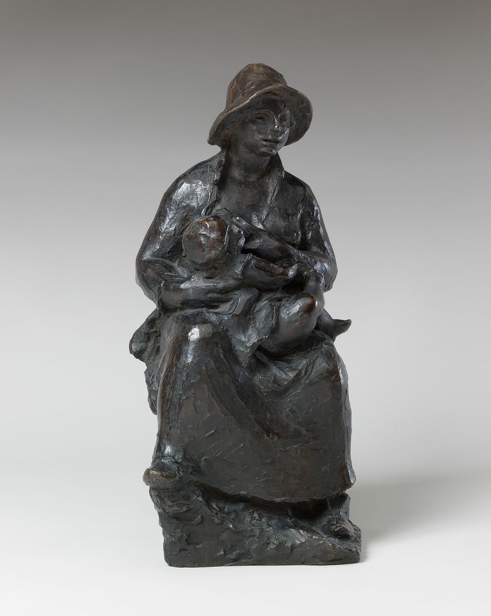 Mother and Child (Mère et enfant) by Pierre Auguste Renoir, Richard Guino