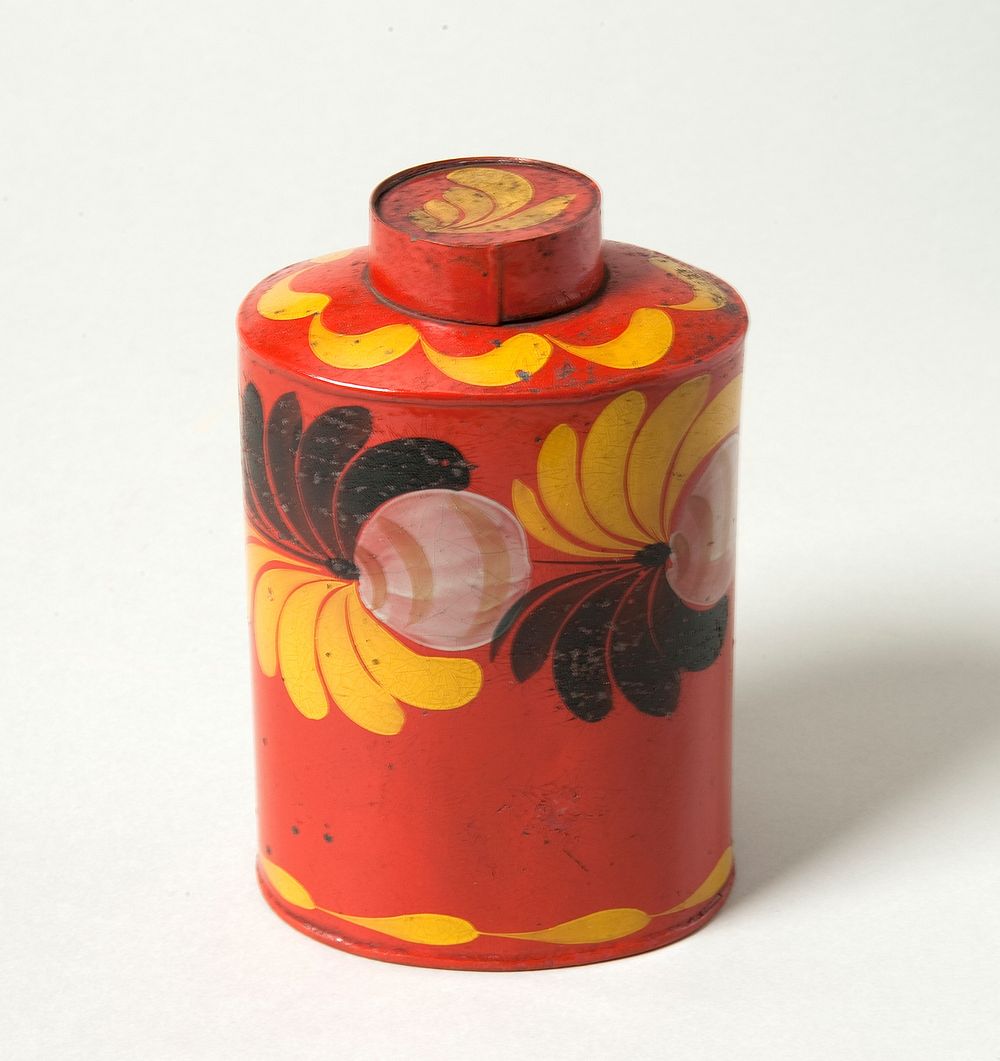 Painted Canister by Unidentified Maker