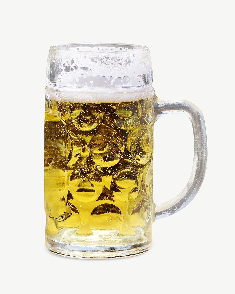 Beer mug collage element psd
