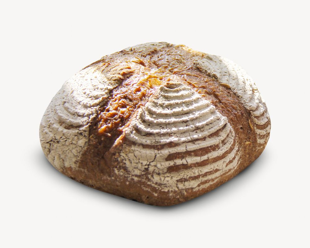 Bread loaf, isolated image