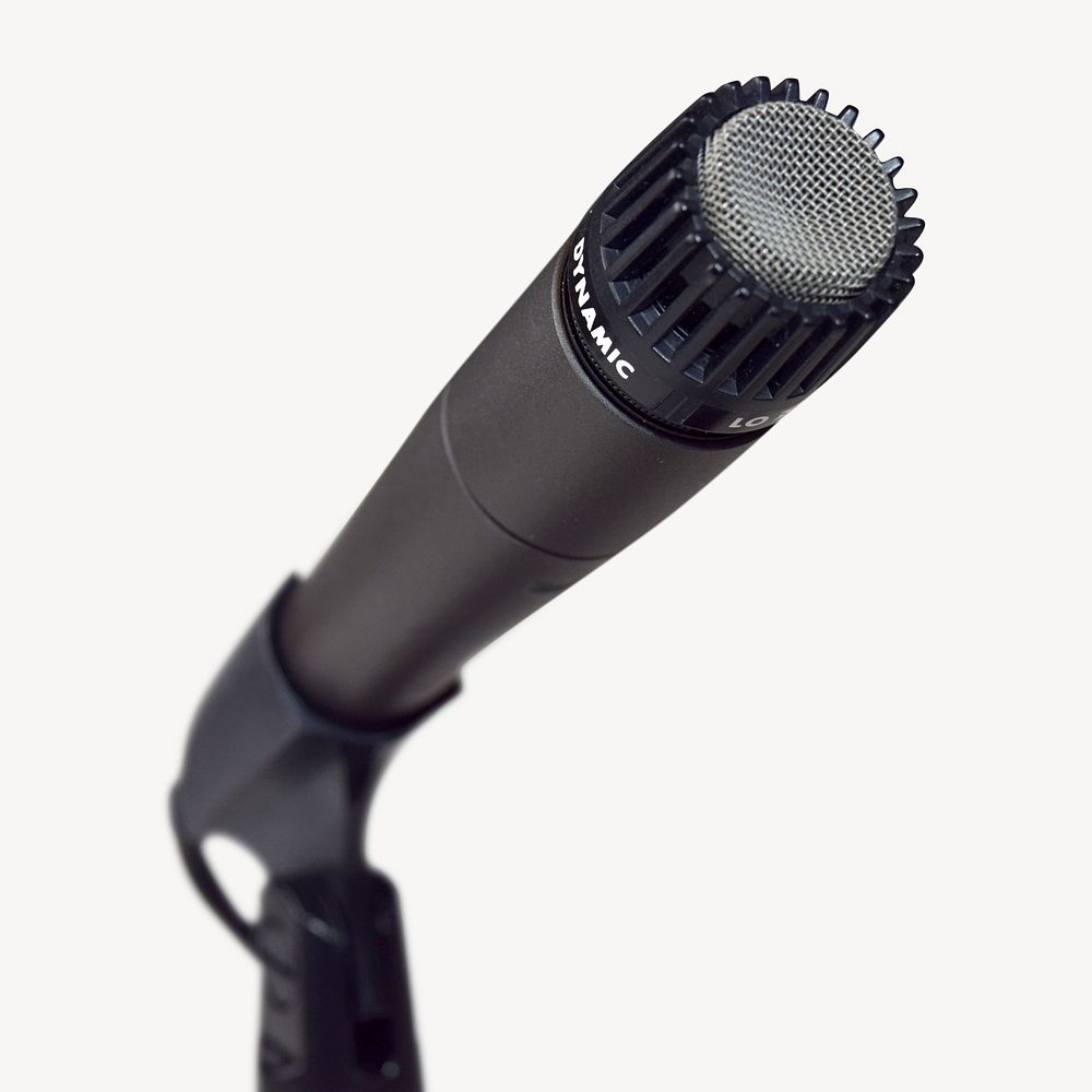 Microphone, isolated image