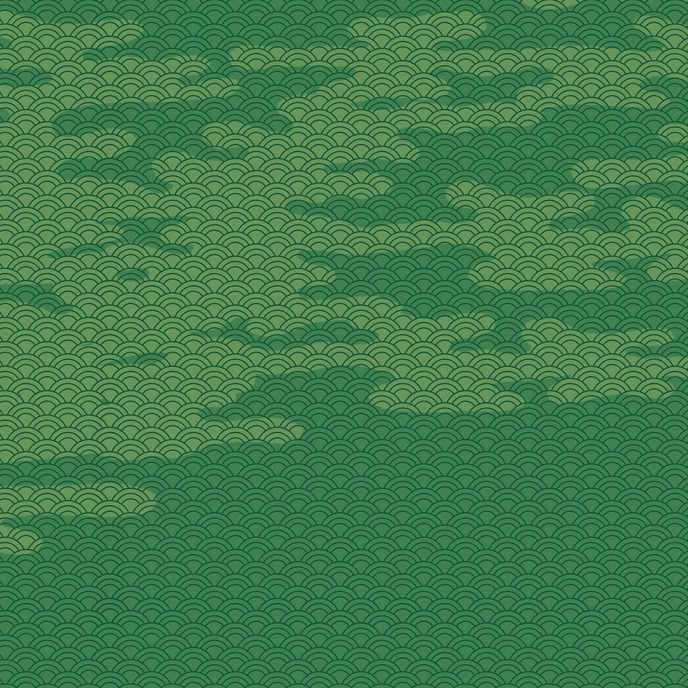 Abstract green vintage Japanese background psd