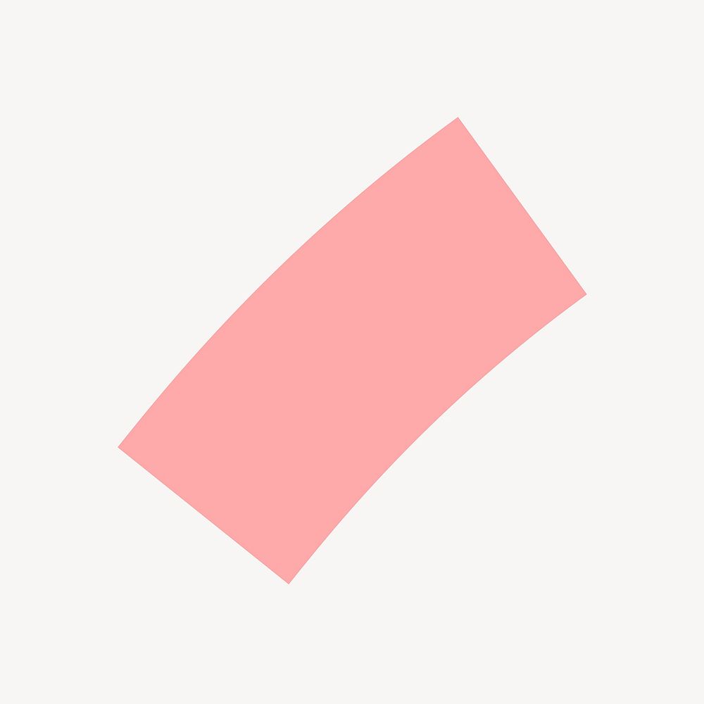 Pink geometric shape vector