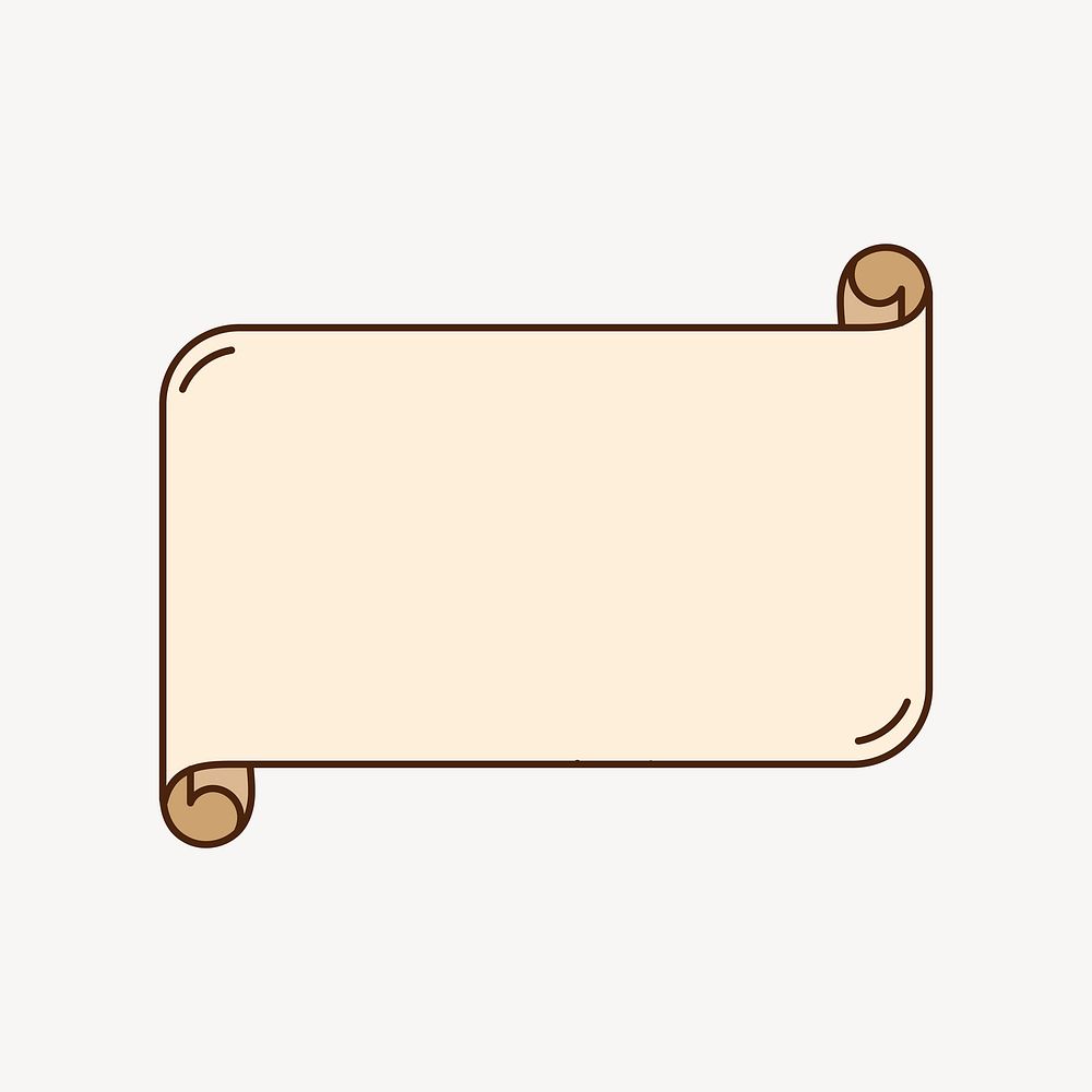 Paper roll badge vector