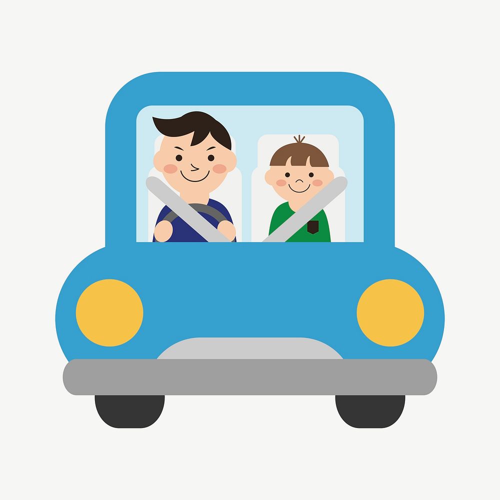 Road safety clipart illustration psd. Free public domain CC0 image.
