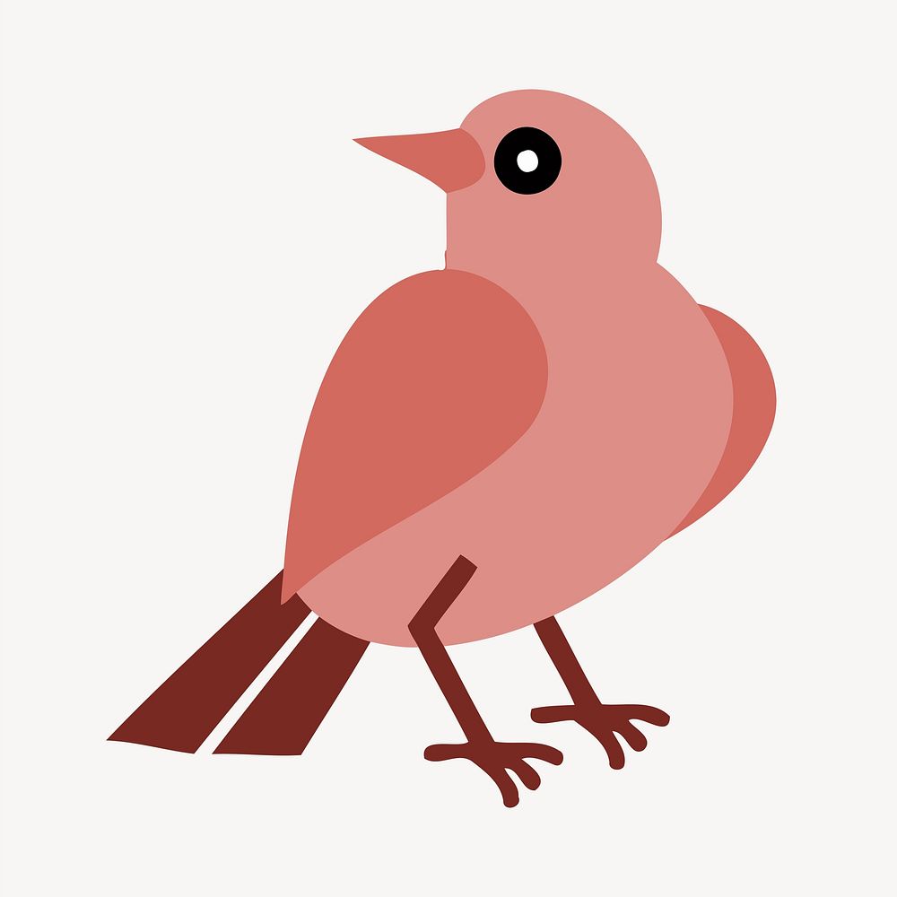 Bird illustration vector. Free public domain CC0 image.