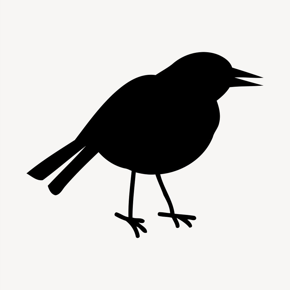 Bird illustration vector. Free public domain CC0 image.