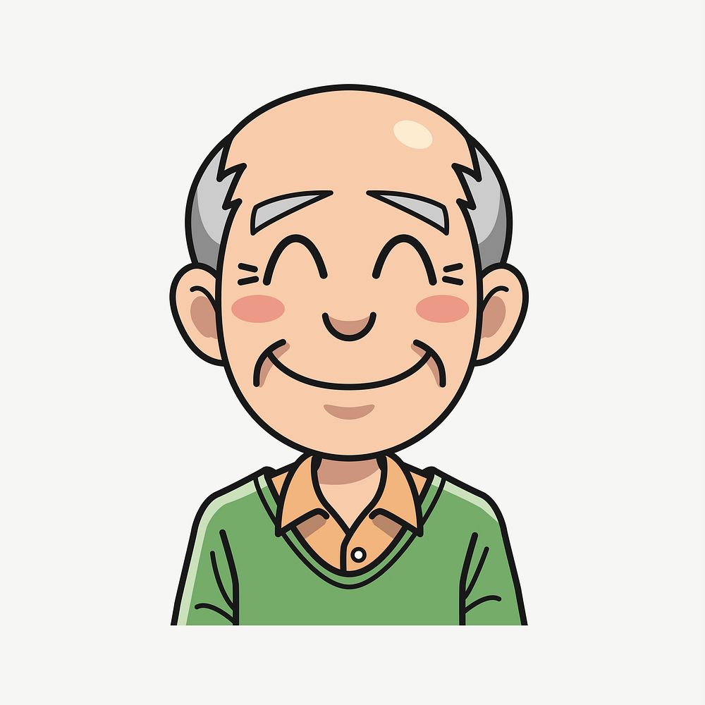 Grandfather illustration psd. Free public | Free PSD - rawpixel