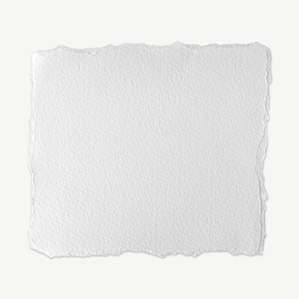 Paper blank texture collage element psd