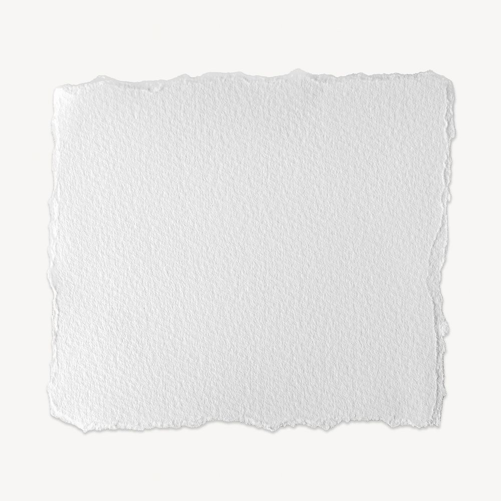 Paper blank texture isolated image