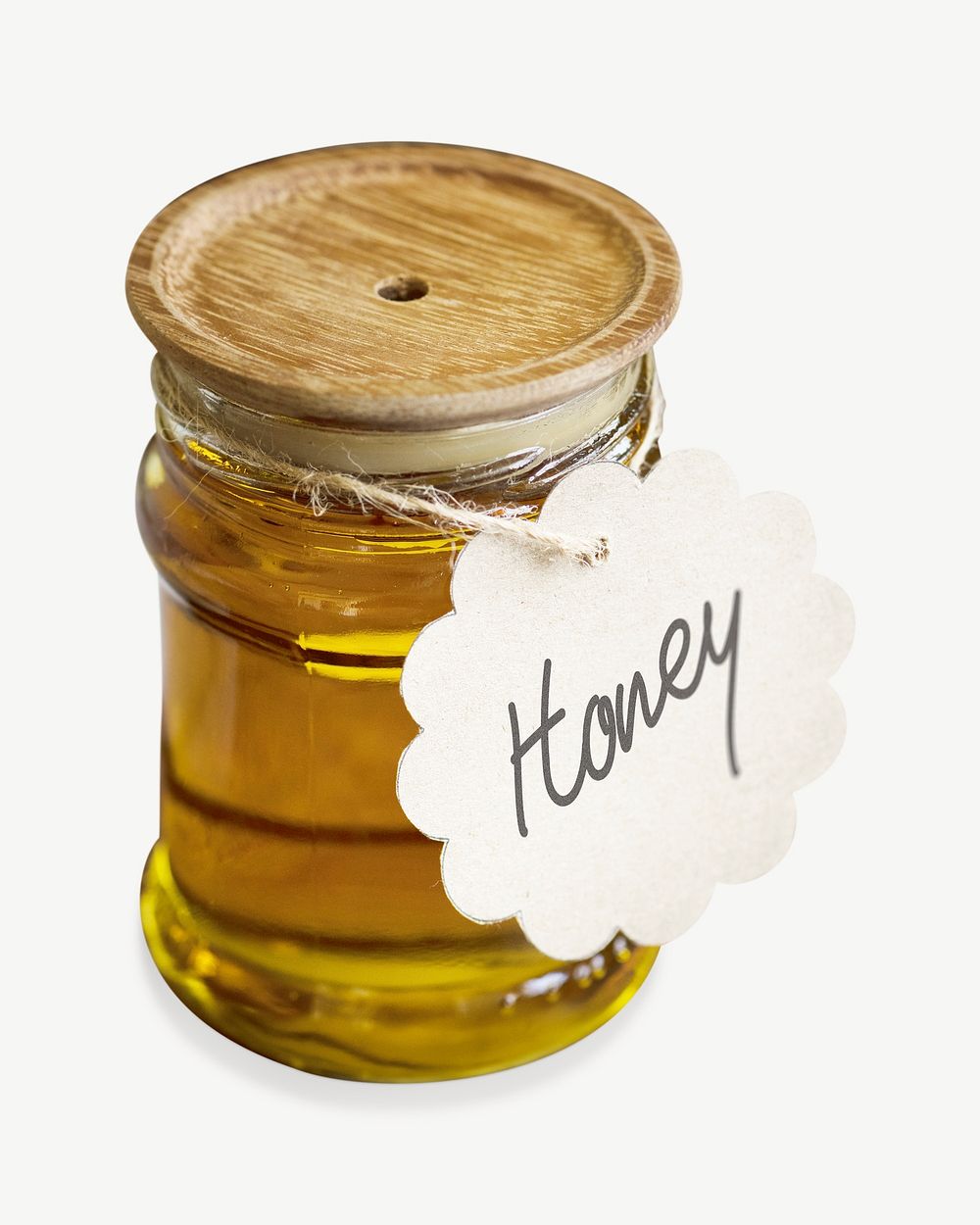 Organic honey collage element psd