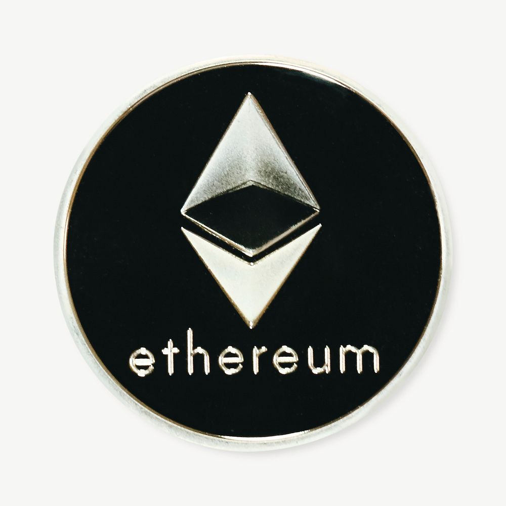 Ethereum coin collage element, isolated image psd BANGKOK, THAILAND, 8 FEBRUARY 2023