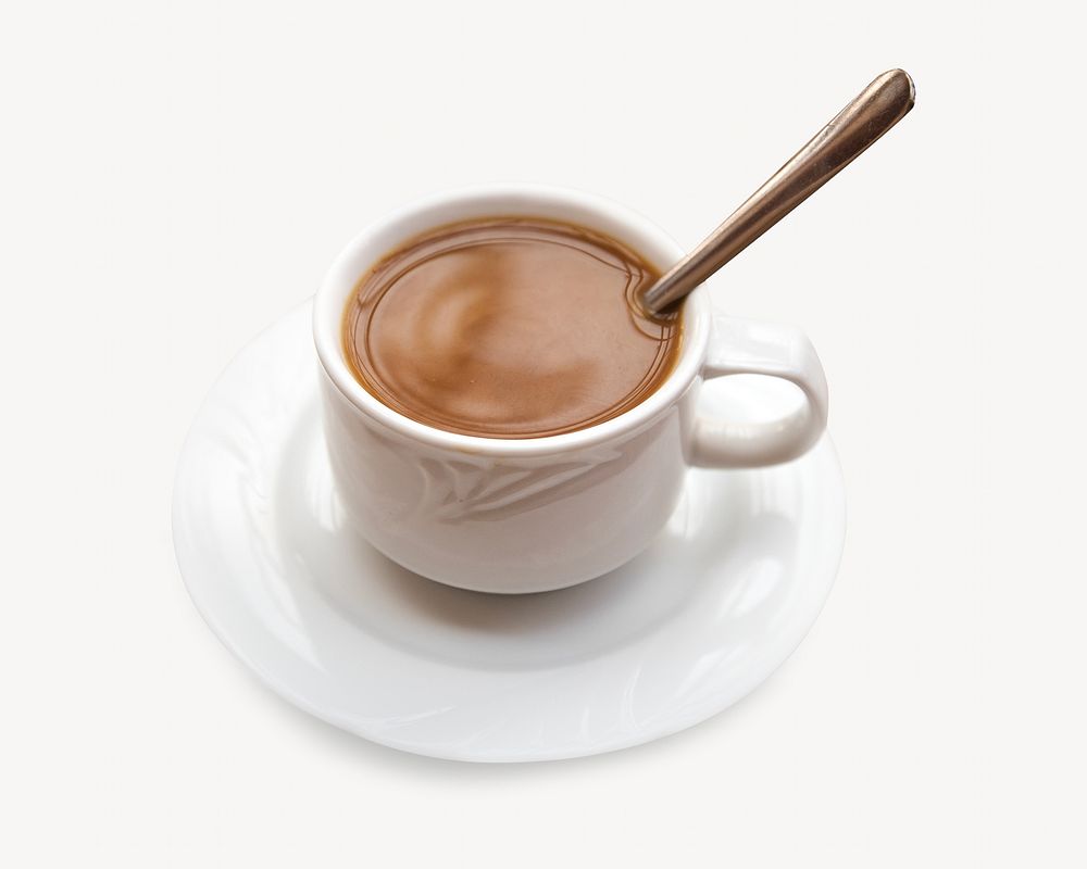Hot chocolate cup, isolated image