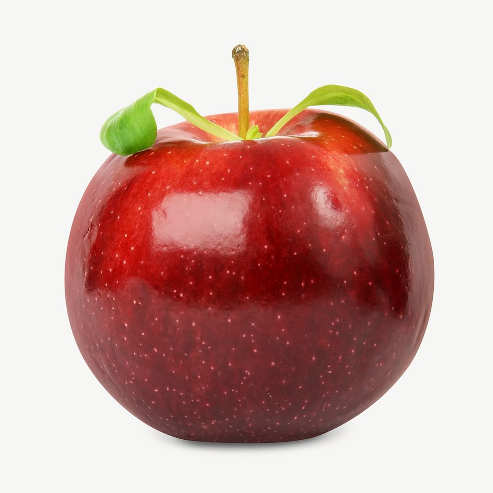 Apple fruit collage element psd