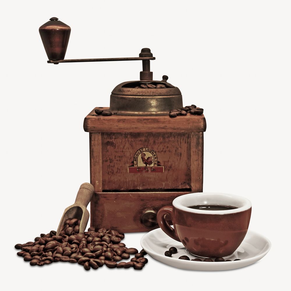Espresso shot coffee, isolated image