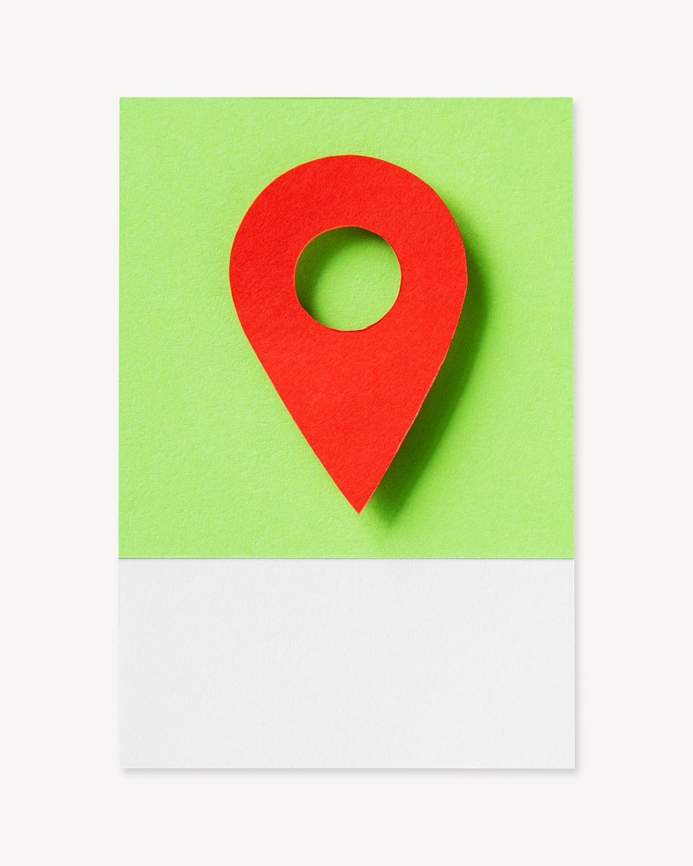 Map location marker icon isolated image