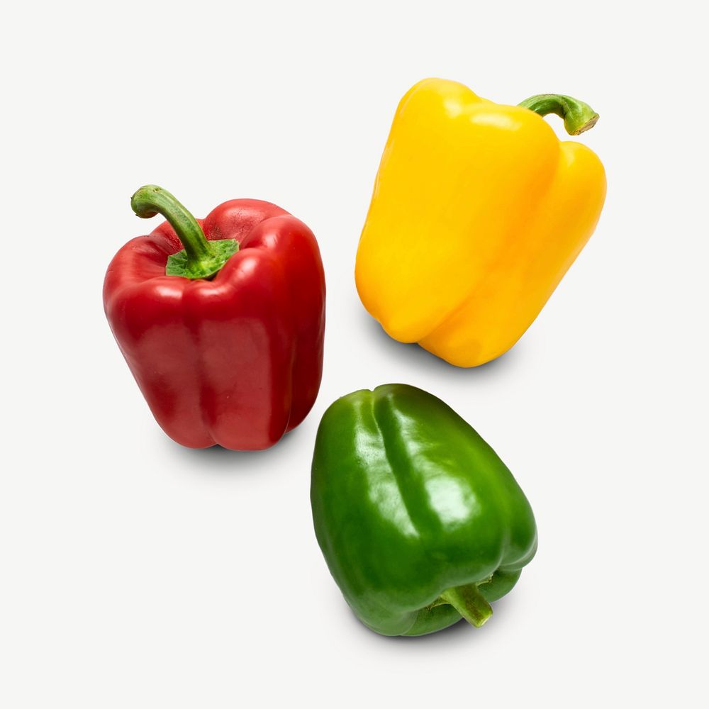 Bell peppers  collage element psd
