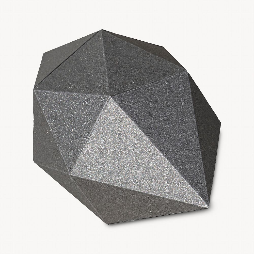 3D octahedral polyhedron isolated design